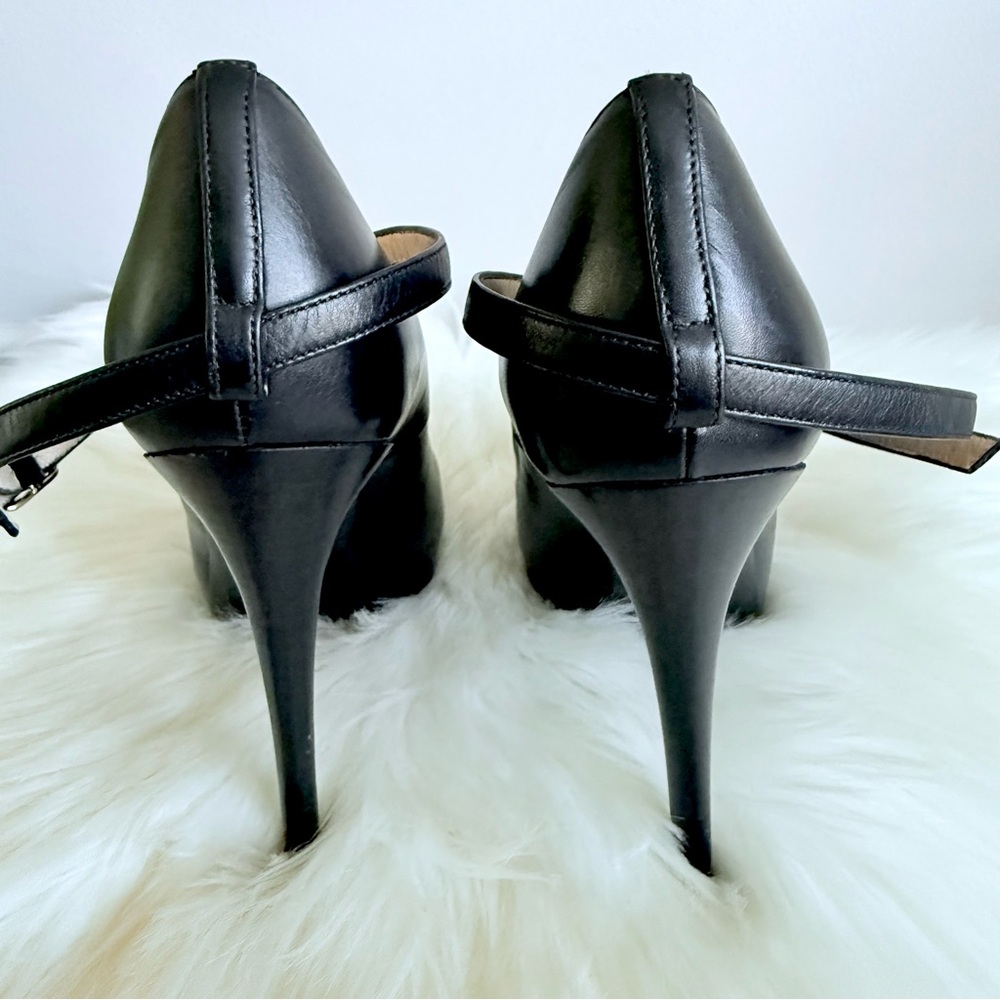 3.1 Phillip Lim Black Peep-Toe Heels - Picture 5 of 11